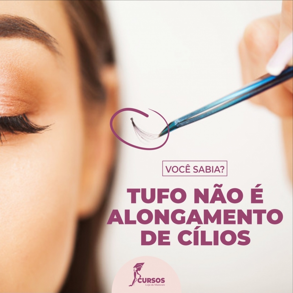 Você sabia que o tufo não é alongamento de cílios?